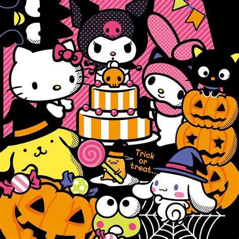 Sanrio #Halloween ψ(`∇´)ψ | Hello kitty backgrounds, Hello kitty iphone ...