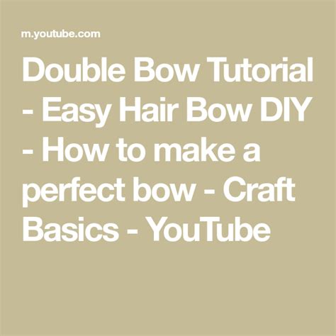 Image result for Double Bow Tutorial