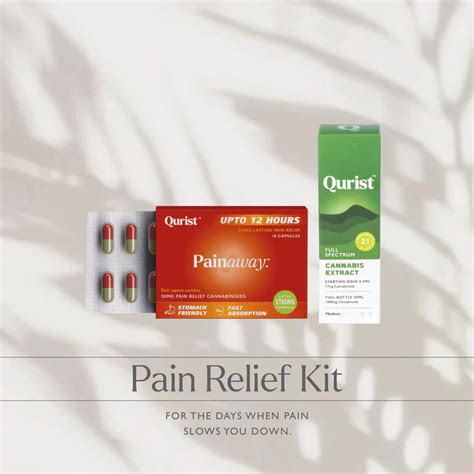 Qurist Painaway Pills + CBD + THC Oil Bundle | Lasting Pain Relief ...