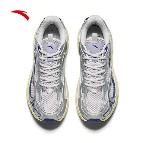 Anta AT2002 | Y2K Retro Running Shoes For Men, New Silver Winter Sports ...