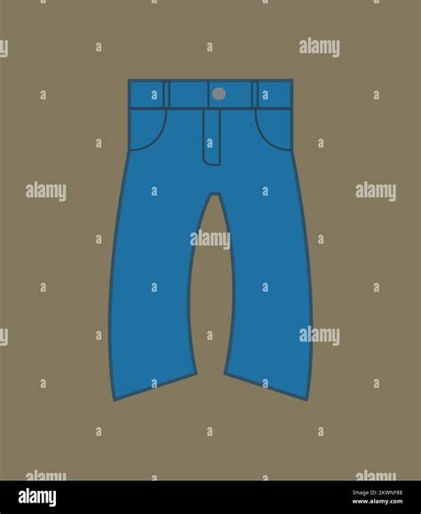 blue jeans illustration Stock Vector Image & Art - Alamy