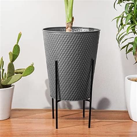 YUCCABE ITALIA Fox B 18 INCH Pots for Plants Highly Durable Polymers ...