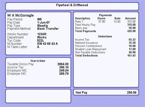 Payslips for sale