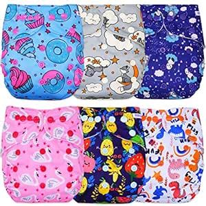 Buy Bembika Baby Pocket Cloth Diapers without Inserts, Reusable Cloth ...