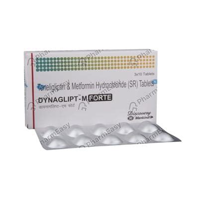 Dynaglipt M Forte Strip Of 10 Tablets: Uses, Side Effects, Price ...