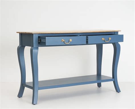 Buy Online Alexandria Wooden Console Table With Two Drawer