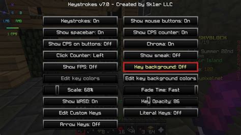 Image result for Descargar Keystrokes Mod