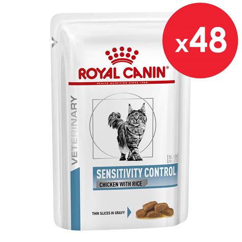 Royal Canin Veterinary Diet Feline Sensitivity Control Pouch Wet Cat Food 85gm x 48 - $122.67