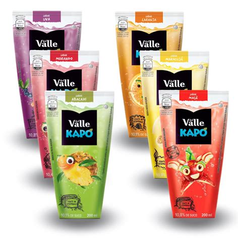 KIT 6 KAPOS 200ML (SABORES VARIADOS) | Pão de Açúcar