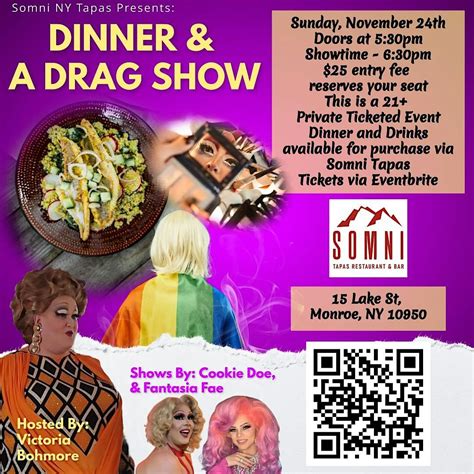 Dinner and a Drag Show @ Somni Tapas, Somni Tapas Restaurant, Monroe ...