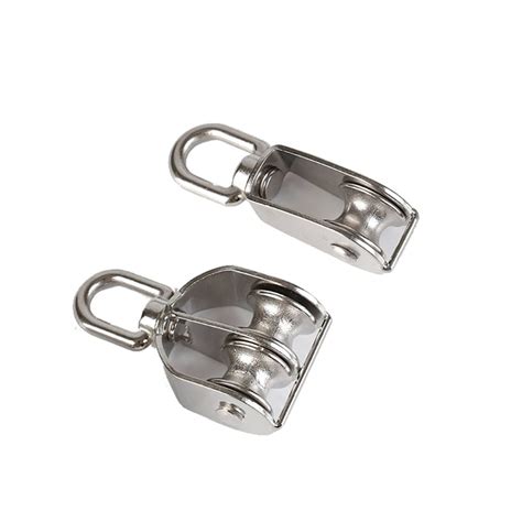Buy Pulley Blocks, M20 Single Double Wheel Stainless Steel 304 Pulley ...
