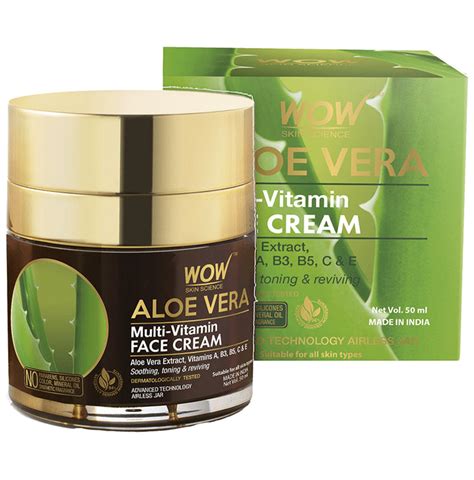 Buy WOW Skin Science Aloe Vera Multi-Vitamin Face Cream Online| Classic ...