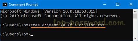 Image result for How to Export Folder File Structure Tree in File Explorer