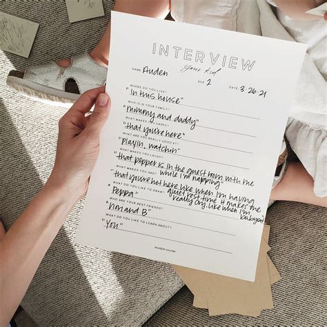 Kid Interview Questions Worksheet 的图像结果