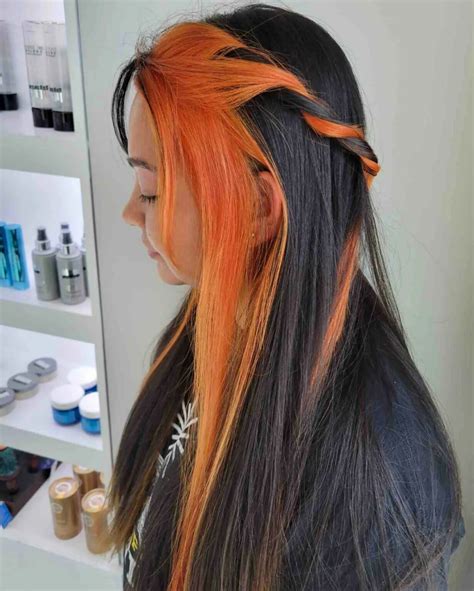 33+ Black And Orange Hair Color Ideas That Will Turn Heads