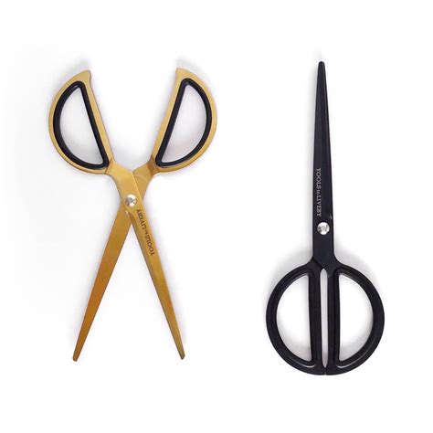 Circle Black Steel Scissors – The Paper Company India