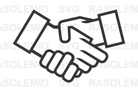 Business Handshake SVG 的图像结果