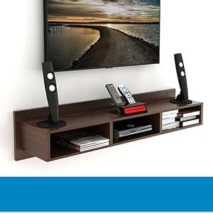 BLUEWUD Coober Engineering Wood Wall Mount TV Entertainment Unit Set ...