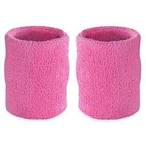 Suddora Arm Sweatbands, Absorbent and Breathable Thick Cotton Bands for ...