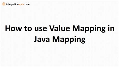 Mapping in Java 的图像结果