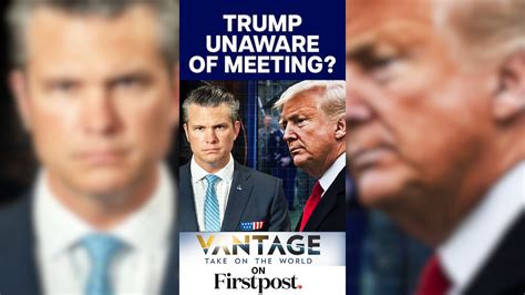 Pete hegseth holds private talks with top US Generals | Vantage with ...