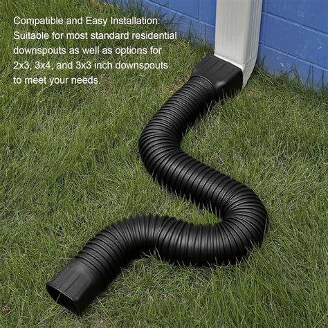 Rodnsurw 2 Pack Flexible Rain Gutter Downspout India | Ubuy