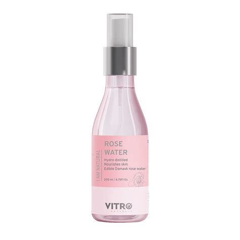 Natural Rose Water for Face | Pure & Hydro-Distilled Toner – Vitro Naturals
