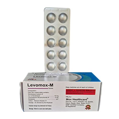 Levomox M - Levocetirizine and Montelukast - Mox Healthcare