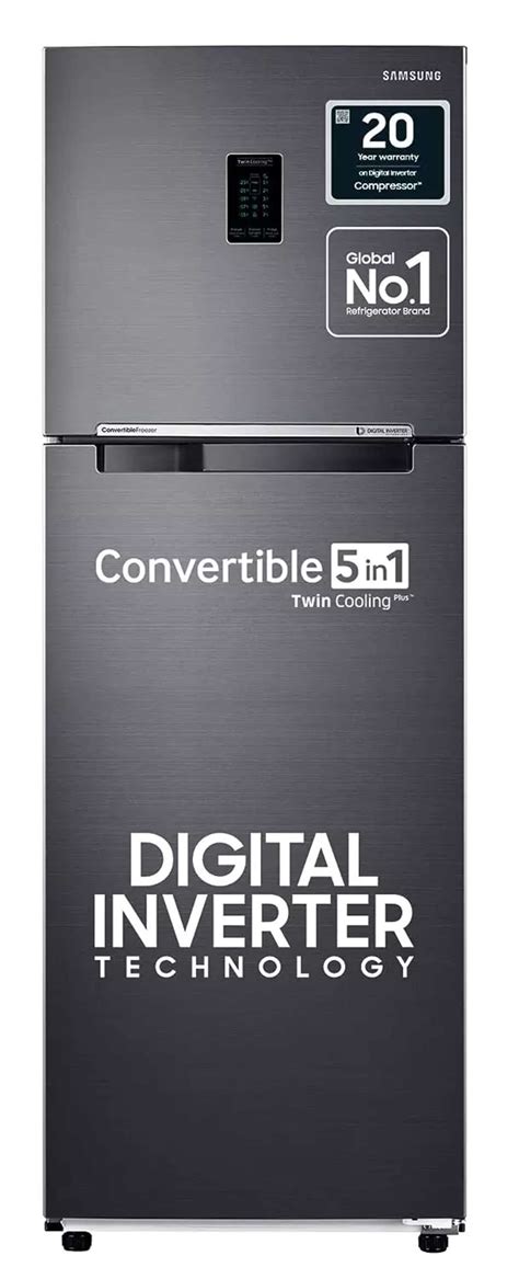 Compare Samsung Double Door 322 Litres 3 Star Refrigerator RT37C4523B1 ...