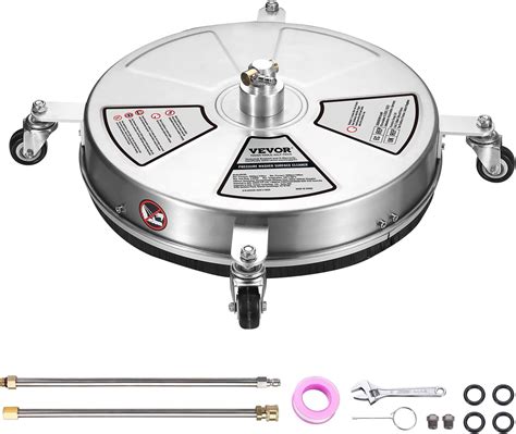 Amazon.com : VEVOR 24" Pressure Washer Surface Cleaner w/Handles ...