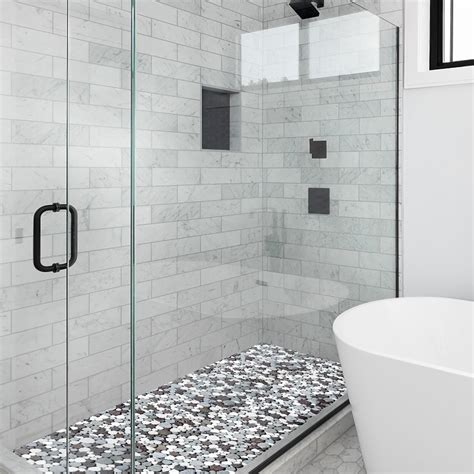 Perfect Pebble Tile For Shower Floor To Upgrade