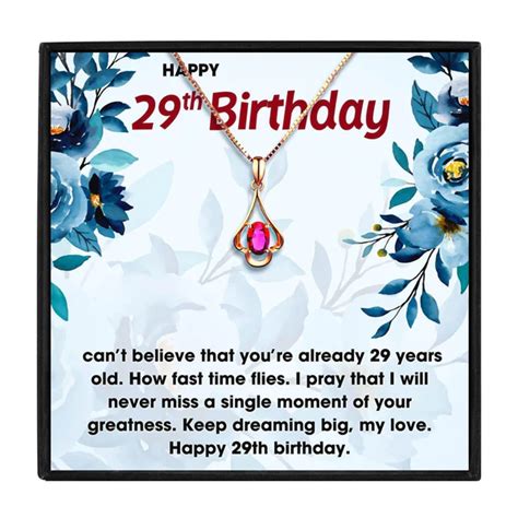 29th Birthday Gift For Her - Pure Silver Necklace Gift Set – Fabunora