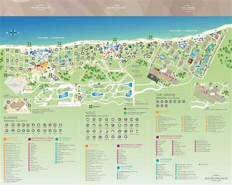 Moon Palace Cancun Map (Most Up-To-Date) - All Maps