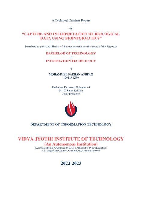 Technical Seminar Doc of farhan - A Technical Seminar Report on ...
