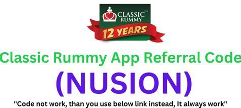 classic रम्मी referral code — Free Android Card Game