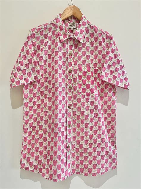 Cotton Printed Half Sleeve Shirt – Cotton Curio