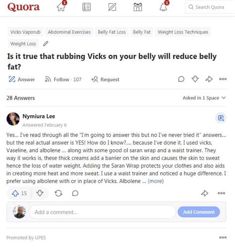 Fact Check: Can Vicks Vaporub, Camphor, Baby Oil reduce belly fat ...