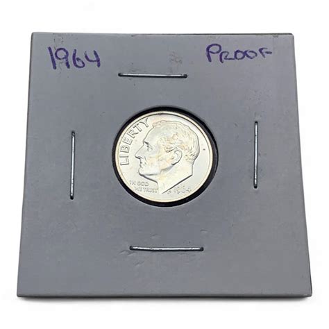 Lot - 1964 Proof Roosevelt Silver Dime