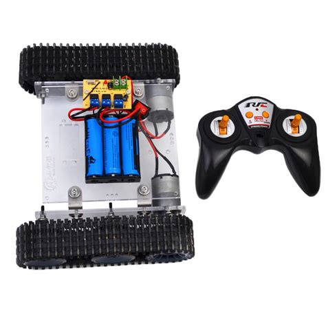 Robot Learning Kits DIY Smart RC Tank Car Chassis Track Crawler Kits ...