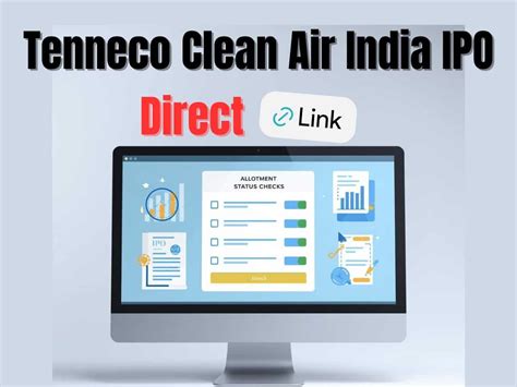Tenneco Clean Air India IPO Allotment Status: Here’s direct link to ...