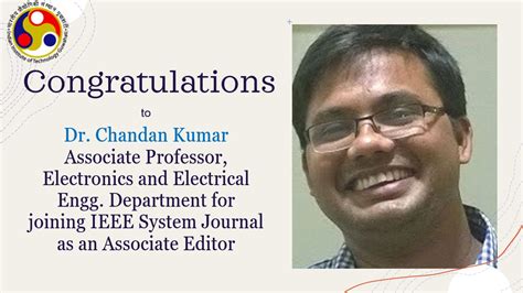 Congratulations to Dr. Chandan Kumar, Associate Professor for joining ...