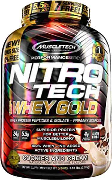 Buy MUSCLETECH COOKIES AND CREAM PERFORMANCE SERIES NITROTECH 100% WHEY ...