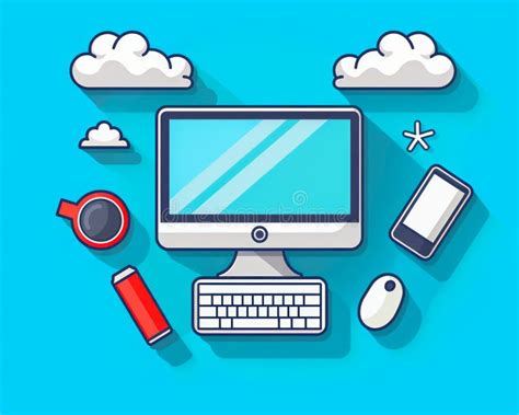 Image result for Desktop Computer Cartoon