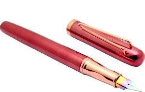 Ledos Yiren 3725 Metallic Red With Rose Gold Trims Rainbow Colored ...