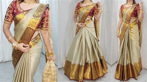 Image result for Saree Tutorial