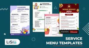 Image result for Service Menu Chart