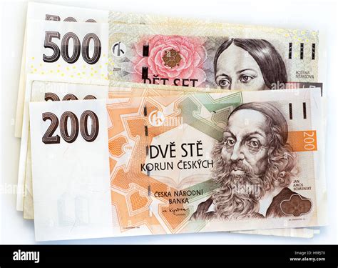 Czech Koruna Notes, Czech Republic Stock Image - Image of cash ...