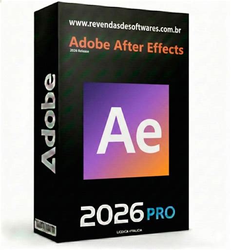 Adobe After Effects 2026 Pro – Licença Vitalícia (Windows)