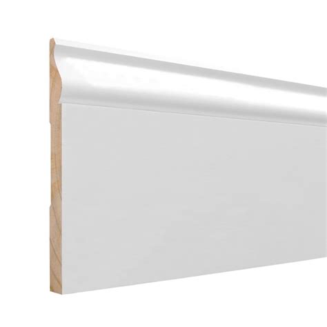 allen + roth 9/16-in x 5-1/4-in x 8-ft Colonial Painted Finger Jointed ...