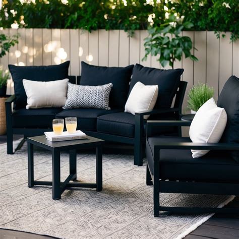 Black Patio Furniture: Stylish Options to Elevate Your Outdoor Space ...